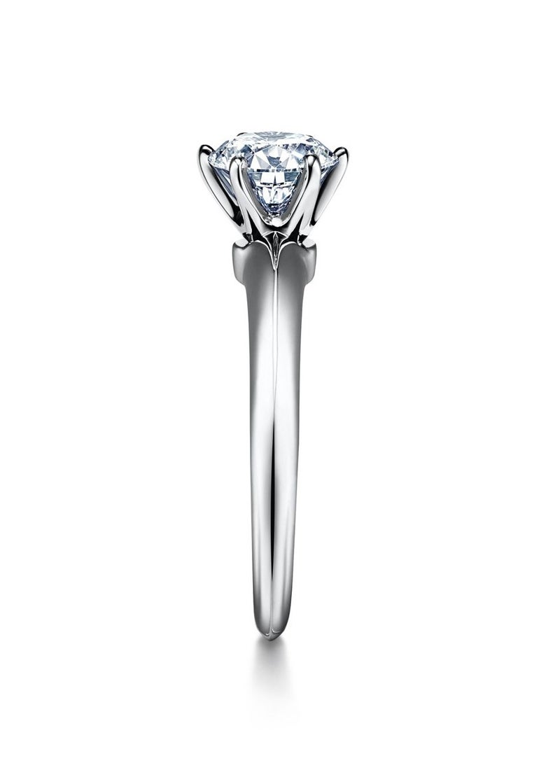 QUAINT 1 Carat Moissanite Classic Six-Prong Ring - Image 3